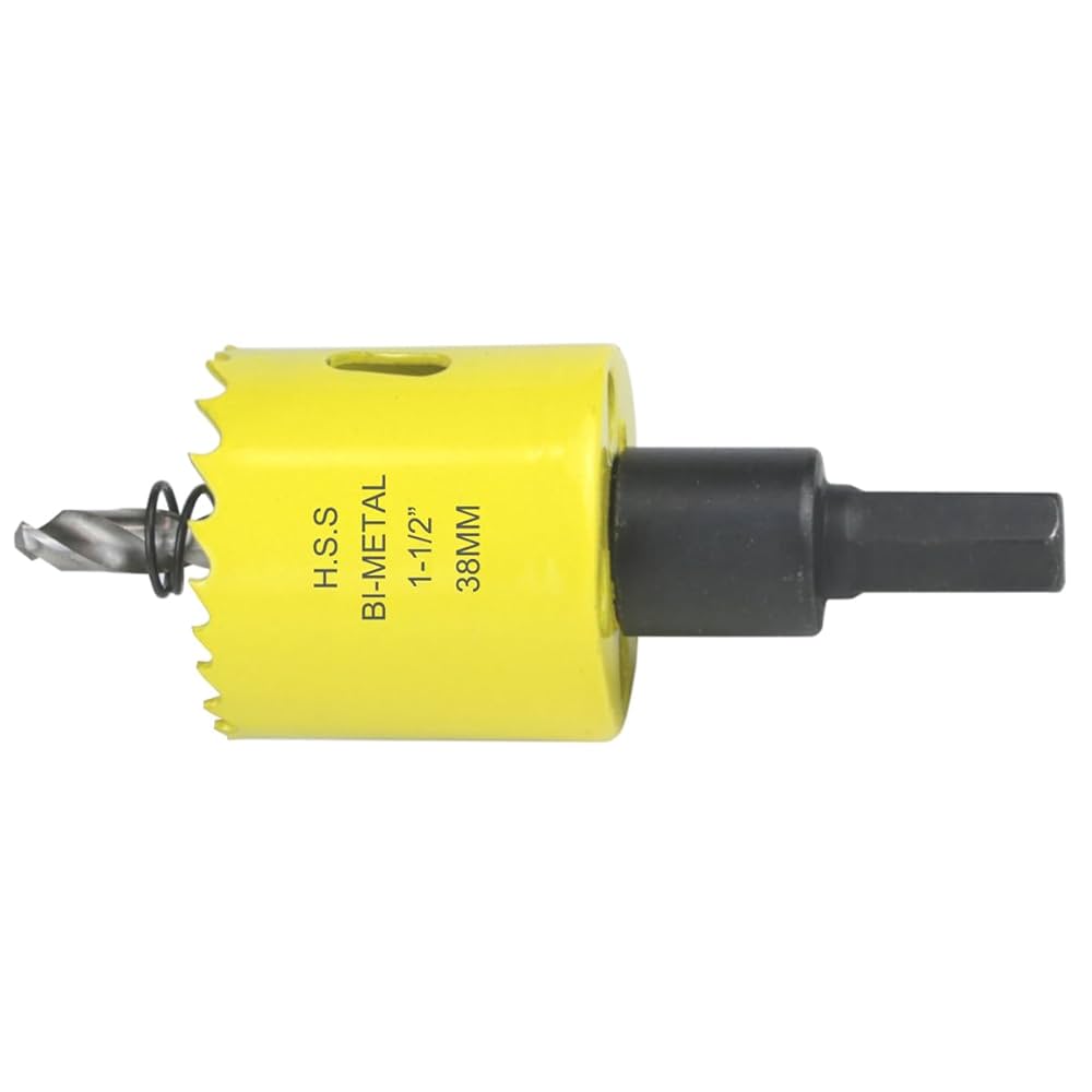 1-1/2 inch Hole Saw.38mm HSS Bi-Metal Hole Cutter with Arbor
